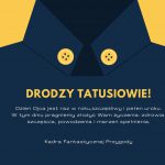 Niebieska Żółta Ojczym Dzień Ojca Kartka